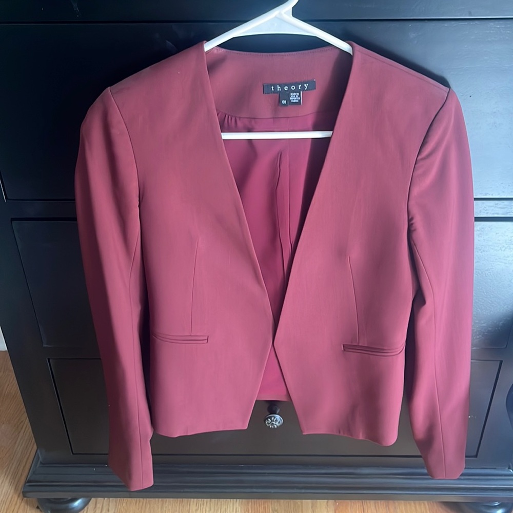 Theory open blazer